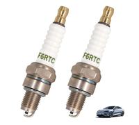 2 Pcs F6RTC Spark Plug Replacement for Lawn Mowers, Snow Blowers, Automobiles, Spark Plug for Torch Compatible with Bosch WR6DC WR7DC2 Champion 415 Denso T02 MTD 951-1029 Improved Engine Performance