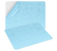 2 Pcs Fabric Repair Patch, Self-Adhesive Canvas Repair Patch 11x8 inch Waterproof Fabric Patches Linen Canvas Repair Kit for Sofas, Tents, Furniture, Awnings, Car Seats (Light Blue)