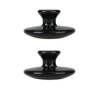 2 Pcs Facial Massage Stones Mushroom Shaped Gua Sha Stones Natural Face Scrapping Massagers for Face Eye Neck Spa Relaxing