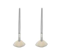 2 Pcs Fan Brushes, Face Mask Brush Soft Makeup Mask Applicator Brush