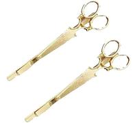 2 Pcs Fashion Scissors Shape Hair Clip Hairpin Punk Hair Pin Cute Claw Barrettes For Women Hair Accessories I1Y0 And GiDurability