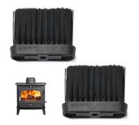 2 Pcs Fire Brush,Fireside Companion Set,Fireplace Brush Cleaning Hearth