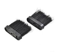 2 Pcs Fireplace Brush, Oblong Hearth Brush Head Refill, Fireside Brush Head Replacement for Companion Sets