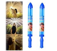 2 Pcs Firework Water Gun,Romantic Firework Style Water Spray Toy for Couples, Pull-Out Sprinkler Spray Toys Family Friends Interactive Pool Game for Bathing, Pool, Party (B)