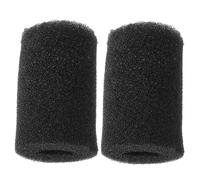 2 Pcs Fish Tank Pre-filter Sponge Roll for Canister Intake Protection | Cotton Foam Cylinder, Black Protective Guard, Helps Prevent Young Fish and Shrimp Entering Intake Strainer Tubes