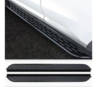 2 pcs fit for Volvo XC90 2019-2024 Running Board Side Step Nerf Bar Aluminium Black (with brackets)