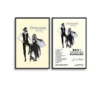 2 PCS Fleetwood Poster Mac Music Band Album Vintage Cover Wall Art Canvas Posters Room Decorative Aesthetic Print Decor 12x18inch(30x45cm) Style-7