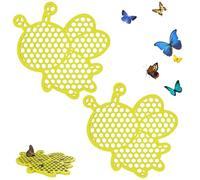 2 Pcs Floating Bee Island,Floating Bee Watering Station & Feeder,Bee -Shaped Drinking Pool for Garden,Backyard,and Outdoor Pollinators,Bee Feeder for Garden