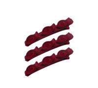 2 Pcs Flocking Braided Hair Clips Double Layer Side Duckbill Clip Accessories For Woman And Girls Braided For Women And Girls Easy To Use Styling