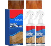 2 PCS Flooring Renewal Agent,120ml Floor Restore Eez, Quick-drying Solution, Protection Shine - Protective Polishing, For All Wood Types
