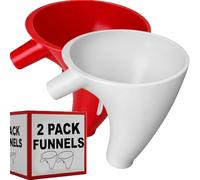 2 PCS Flour Funnel for Kitchen Aid Mixer, for Kitchen Aid Artisan Ksm150 5-Quart Tilt-Head Stand Mixer, Plastic Powder Funnel with Easy-Pour, Prevents Spills and Messes