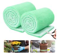 2 Pcs Flower Pot Filler Insert 47.24 x 11.81 Inch Plant Pot Filler Lightweight Planter Drainage for Indoor Outdoor Gardening Plants Container Cut to Fit Many Planters