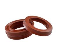 2 Pcs Fluororubber UN Hydraulic Oil Seal, 50mm ID 58mm OD 10mm Thickness