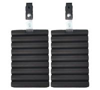 2 Pcs Fly Fishing Rippled Foam Fly Patch for Vest with Cilp Light Weight Fishing Foam Patch with Clip Fly Patch Fishing Tackle Tools