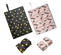 2 Pcs Folding Seat Mat, Portable Oxford Cloth Waterproof Hiking Seat Pad Foam Sit Pad for Outdoor Camping Hiking Garden Picnic Park
