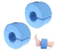 2 PCS Foot Elevation Pillows, Foot Elevator Support Ankle Heel Elevator Wedge Medical Ankle Cushion for Bed Sore Foot Pressure Ulcer Sleeping Feet Leg Rest Elevated Support Foam Surgery Recovery