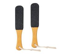 2 Pcs Foot Scrubber Pedicure Rasp, Hard Skin Remover Foot File Pumice Stone for Feet, Remove Dead Skin Calluses Cracked Heels, Black