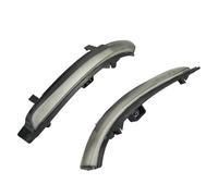 2 PCS For Skoda For Octavia 2009-2013 For Superb 2008-2014 Dynamic LED Turn Signal Blinker Mirror Flasher Light Sequential Lamp Turn Signal Light Wing Mirror Indicator(Red-Brown-Panel)