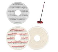 2 Pcs for Vileda Spin Mop Head Replacement, Mop Pads Replacement for Vileda Washable & Reusable Microfiber Spin Head Refills for Multi Surface and Floor Cleaning