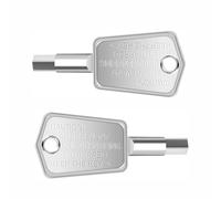 2 Pcs Freezer Door Keys Compatible with GE Hotpoint Haier RCA Chest Freezer, Pentagonal Hole Key Replacement for FCM16DLAWW XCM22DMAWW