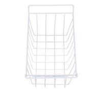 2 Pcs Freezer Wire Storage Basket Organizer Bin,Large Capacity Strong Bearing Freezer Basket with Handle,Hanging Metal Rack,Refrigerator Basket Storage Shelf Metal Basket(L 41.5cm X W 24.5cm X H 20cm)