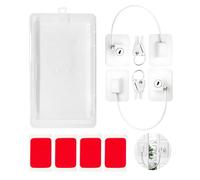2 Pcs Fridge Lock, No Drilling Window Locks, Child Safety Cupboard Locks, with 4 Keys for Doors Drawer Washing Machines