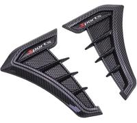 2 Pcs Front Bumper Spoiler Canards for Seat Ibiza 5-türer Beats ab Bj. 2018, Bumper Protector Splitter Winglets Carbon Fiber Car Spoiler Decoration Sticker