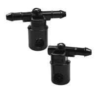 2 Pcs Front Rear Windshield Wiper Washer Premium Car Windshield Washer Nozzle Jet Black Windscreen Wiper Washer Nozzle for Vauxhall Insignia Astra Tigra Zafira