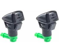 2 Pcs Front Windscreen Washer Nozzles for Jeep for Grand Cherokee 2011 2012 2013 2014 2015 2016 2017 68260443AA Wiper Washer Spray Jet Replacement