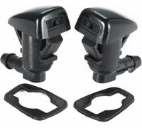 2 Pcs Front Windscreen Washer Nozzles for Jeep Grand Cherokee 2005-2018 68260443AA 55079049AA 55372143AB 8265A128 Wiper Washer Spray Jet Replacement