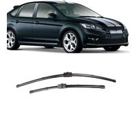 2 Pcs Front Windshield Wiper Blades for Ford Focus 2 2004-2011 26"+17" - All-Season Aerodynamic Wiper Blade Set Frame Rubber