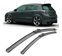 2 Pcs Front Windshield Wiper Blades for Opel Astra H 5 Doors Hatchback 22"+18" - All-Season Aerodynamic Wiper Blade Set Frame Rubber