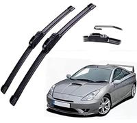 2 Pcs Front Windshield Wiper Blades for Toyota Celica T230 1999 2000 2001 2002 2003 2004 2005 2006 26"+16" - All-Season Aerodynamic Wiper Blade Set Frame Rubber