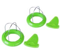 2 Pcs Fruit Kiwi Cutter Peeler Slicer Kitchen Gadgets Tools for Pitaya Green Portable and Useful Green