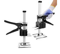 2 PCS Full Metal Heavy Duty Labor Saving Arm Jack, Multi-Function Height Adjustment Lifting Device, Wall Tile Elevator, Lifter Cabinet Jack for Installing Cabinets, Doors, Windows, Furniture
