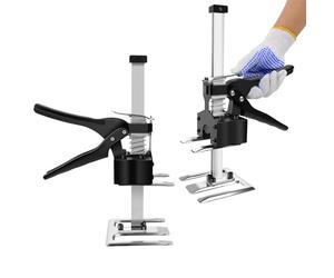 2 PCS Full Metal Heavy Duty Labor Saving Arm Jack, Multi-Function Height Adjustment Lifting Device, Wall Tile Elevator, Lifter Cabinet Jack for Installing Cabinets, Doors, Windows, Furniture