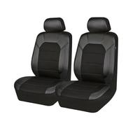 2 Pcs Full Set Car Seat Cover for Citroen C1 C2 C3 C4 C5 C6 C4L, Front Seat Covers Comfortable Breathable Cushions Seat Protector Interior Accessories,A/Black