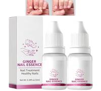 2 PCS Fungi/gone Nail Treatment,Ginger Nail Essence,Ginger Nail Growth Serum,Fungi/gone Nail Fungus Removal,Nail Strengthener,for Toenails and Fingernails,Nail Care,Safe Formula,Portable,Gentle