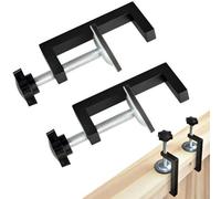 2 Pcs G Clamp for Woodwork Adjustable Screw Small Clamps Heavy Duty Universal Wood Clamps for Fixing Hand Tool Parts Mini Bar Clamp for Carpentry DIY Projects
