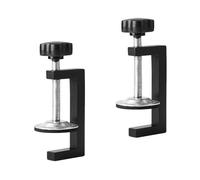 2 PCS G Clamps, Small Clamps, Table Clamp, G Clamp Set for Woodworking, for DIY Carpentry Woodworking Welding and Building(Black)