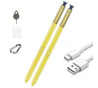 2 PCS Galaxy Note 9 Stylus Replacement for Samsung Galaxy Note 9 SM-N960 Pen (Without Bluetooth) +Tips/Nibs+Eject Pin (Yellow)