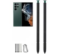 2 Pcs Galaxy S22 Ultra S Pen Replacement for Samsung Galaxy S22 Ultra 5G Stylus Pen, S22 S Pen Without Bluetooth S Pen + Tips/Nibs (Green)