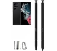 2 Pcs Galaxy S22 Ultra S Pen Replacement for Samsung Galaxy S22 Ultra 5G Stylus Pen, S22 S Pen Without Bluetooth S Pen + Tips/Nibs (Black)