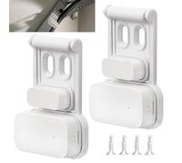 2 Pcs Garage Door Mount Bracket Compatible with A-qara Door and Window Sensor, More Protection for Your Garage Door, Garage Door Security Accessory-Quick Installation