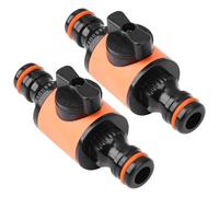 2 PCS Garden Hose Connectors and Fittings Quick-Release Garden Hose Valve, in-Line Fittings, Hose Pipe Connector for Hozelock Systems, Plug-and-Play