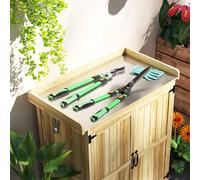 Outsunny 2 Pcs Garden Shears Set, Tree Lopper, Hedge Shears with Telescopic Extendable Handles, Garden Shears for Hedges, Shrubs and Bushes, Lightweight Shrub Care Kit for Cutting, Trimming
