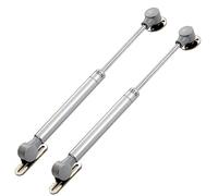 2 Pcs Gas Lift Strut, Gas Struts Springs, Gas Spring, Gas Piston Hinge, Hydraulic Gas Shock Absorbers, Cabinet Support, Heavy Lid Stay, Pneumatic And Hydraulic Support With 2 Telescopic Rods(Silver,80