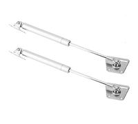 2 Pcs Gas Springs 100N/22.5LB Gas Struts Lift Supports for Cabinet Doors Soft Close Hinges with Hydraulic Lift Spring Stay, Furniture Cabinet Door Lid Stay for Storage Box (Metal Head)