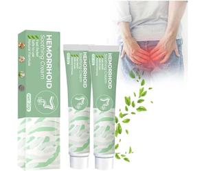 2 Pcs German Koltax Hemorrhoid Soothing Cream, Hemorrhoids Relief Cream, Natural Herbal Hemorrhoids Ointment,Quick Relief from Hemorrhoids and Anal Fissures Hemorrhoids Treatment Cream for All Ages