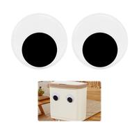 2 Pcs Giant Googly Eyes,80mm Large Googly Eyes Self Adhesive,Big Googly Eyes Self Adhesive,Funny Googlie Wiggle Eyes for Crafting,Big Stick on Eyes for Crafts DIY Scrapbooking Toy Wall Door Decor